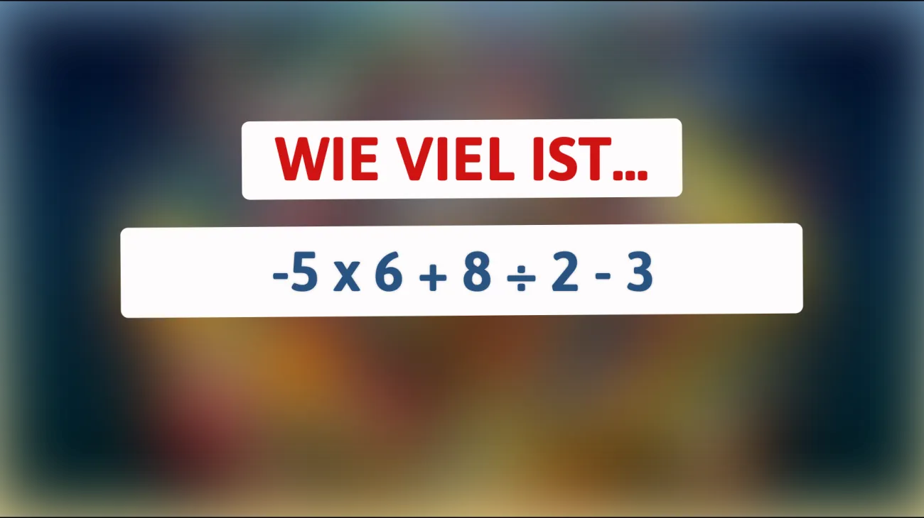 Nur 1 von 100 Menschen kann dieses mathematische Rätsel lösen – bist du clever genug?"