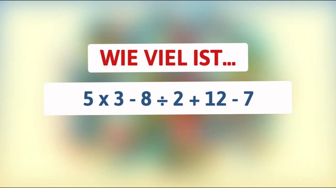 Kannst du das unmögliche Rätsel für Genies lösen? Zeig uns deinen scharfen Verstand!"