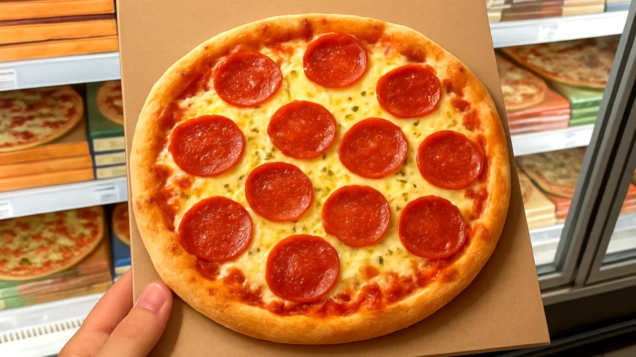 Tiefkühlpizza"